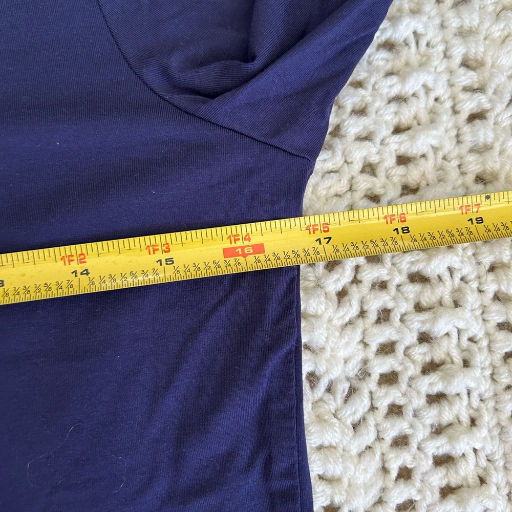 Nuggles | NWT 3/4 Sleeve Layering Tee in Navy | Size Small - Picture 4 of 5